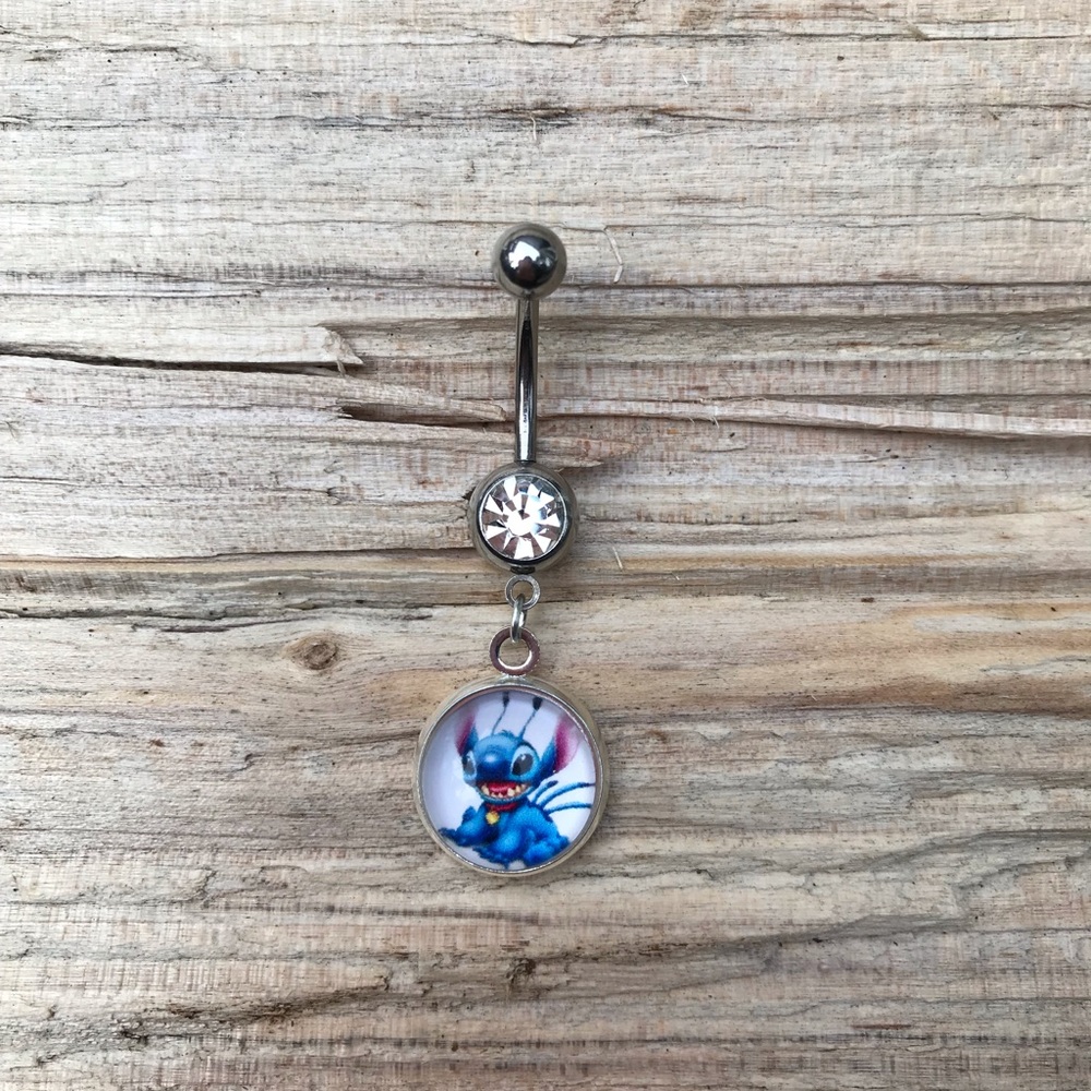 Stitch Belly Button Ring